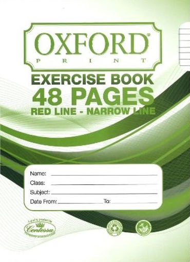 Picture of EXERCISE BOOK RED & BLUE LINES 48PGS